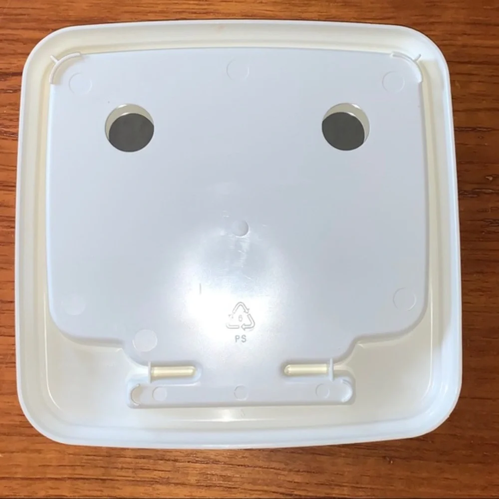 Mary Kay white tray/stand and compact mirror.